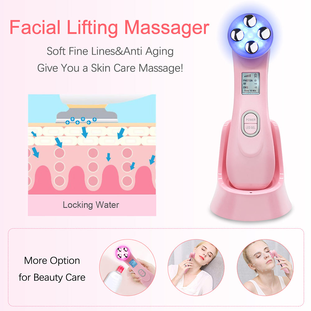 Skin Tightening Facial Machine for Skin Rejuvenation LED Light Therapy