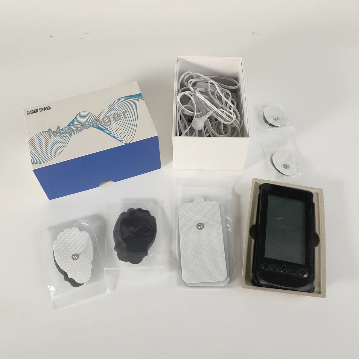 CARER SPARK Electronic stimulation apparatus for nerves, skin, muscles for physical therapy purposes