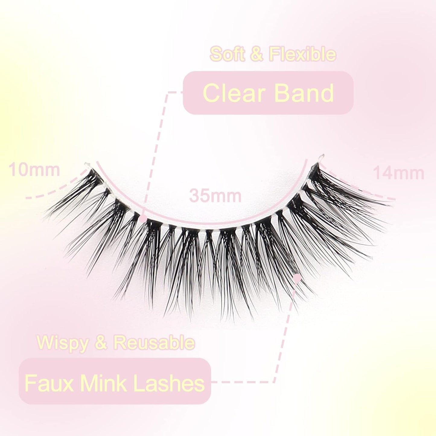 CARER SPARK Lashes 5D Faux Mink Lashes 100% Handmade