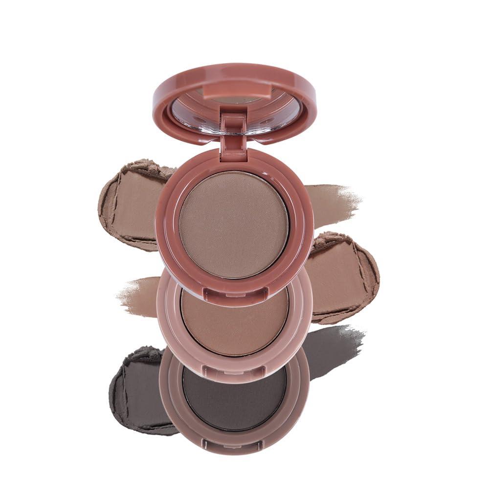 CARER SPARK 3 Color Eyebrow Powder Palette