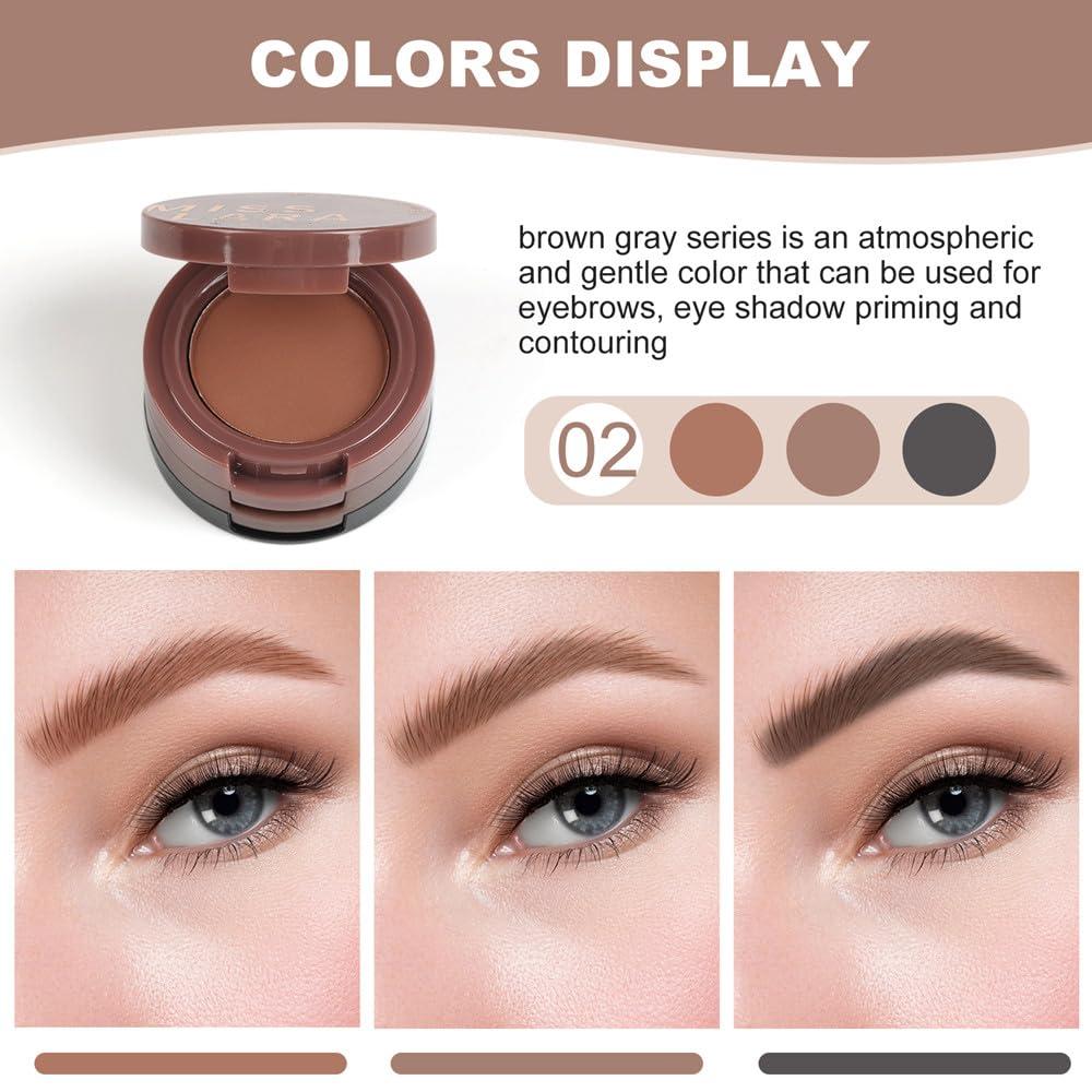 CARER SPARK 3 Color Eyebrow Powder Palette