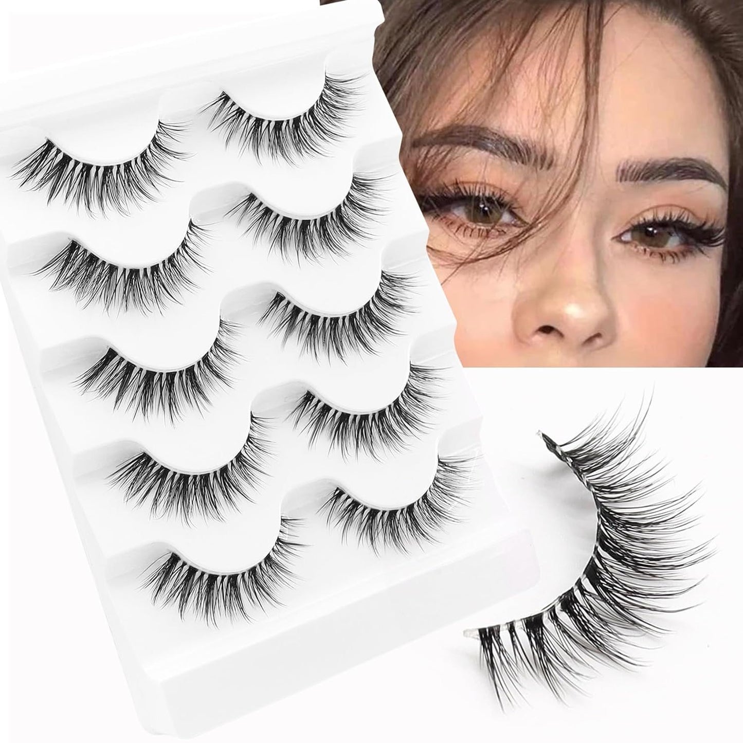 CARER SPARK Lashes 5D Faux Mink Lashes 100% Handmade