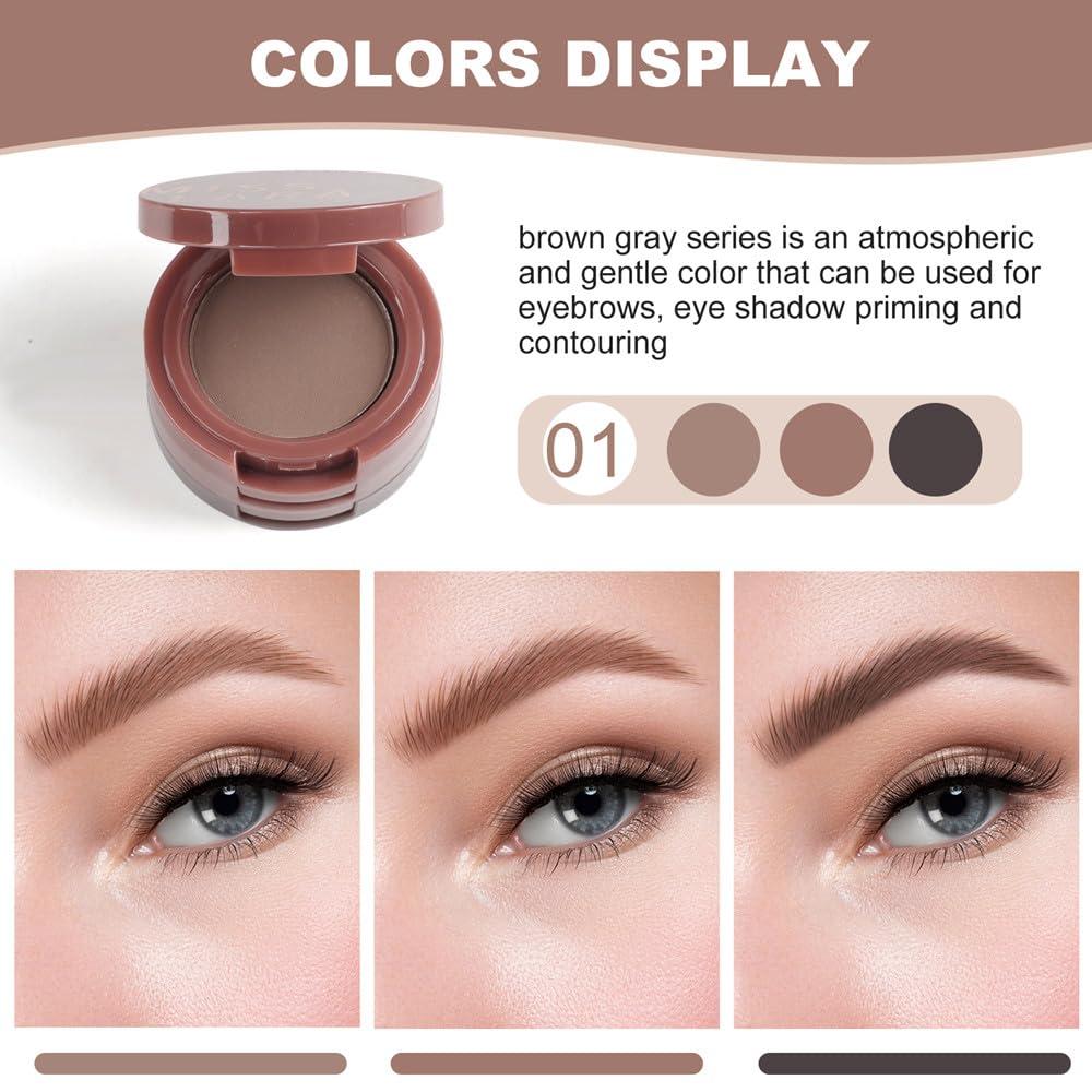 CARER SPARK 3 Color Eyebrow Powder Palette