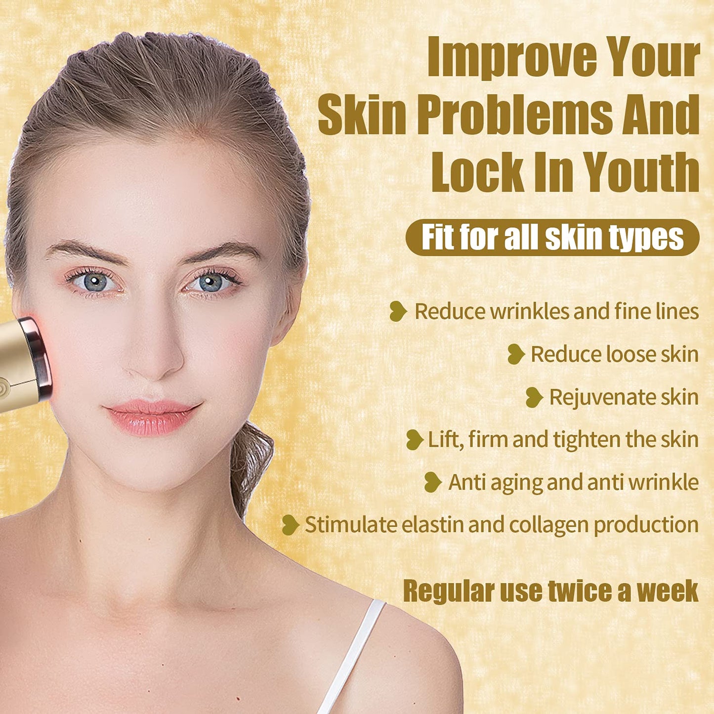 LED Red Light Therapy Skin Rejuvenation Beauty Device Freeze Skin Tightening Machine