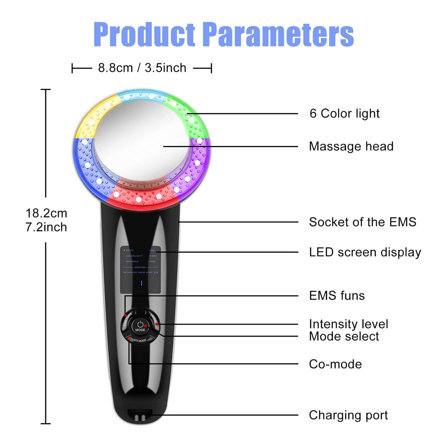 6 in 1 Cavitation Machine Cellulite Remover