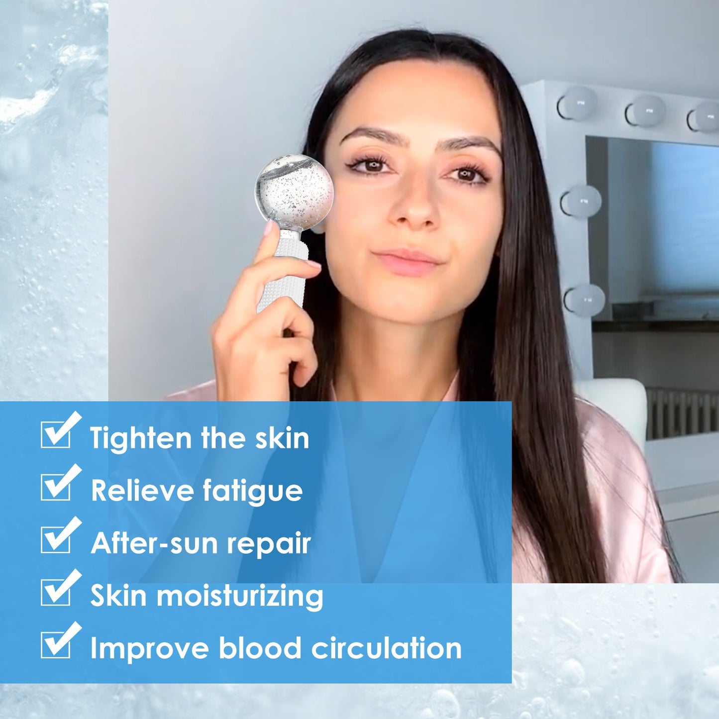 Ice Globes For Daily Beauty Routines Tighten Skin Reduce Puffiness Headaches Enhance Circulation