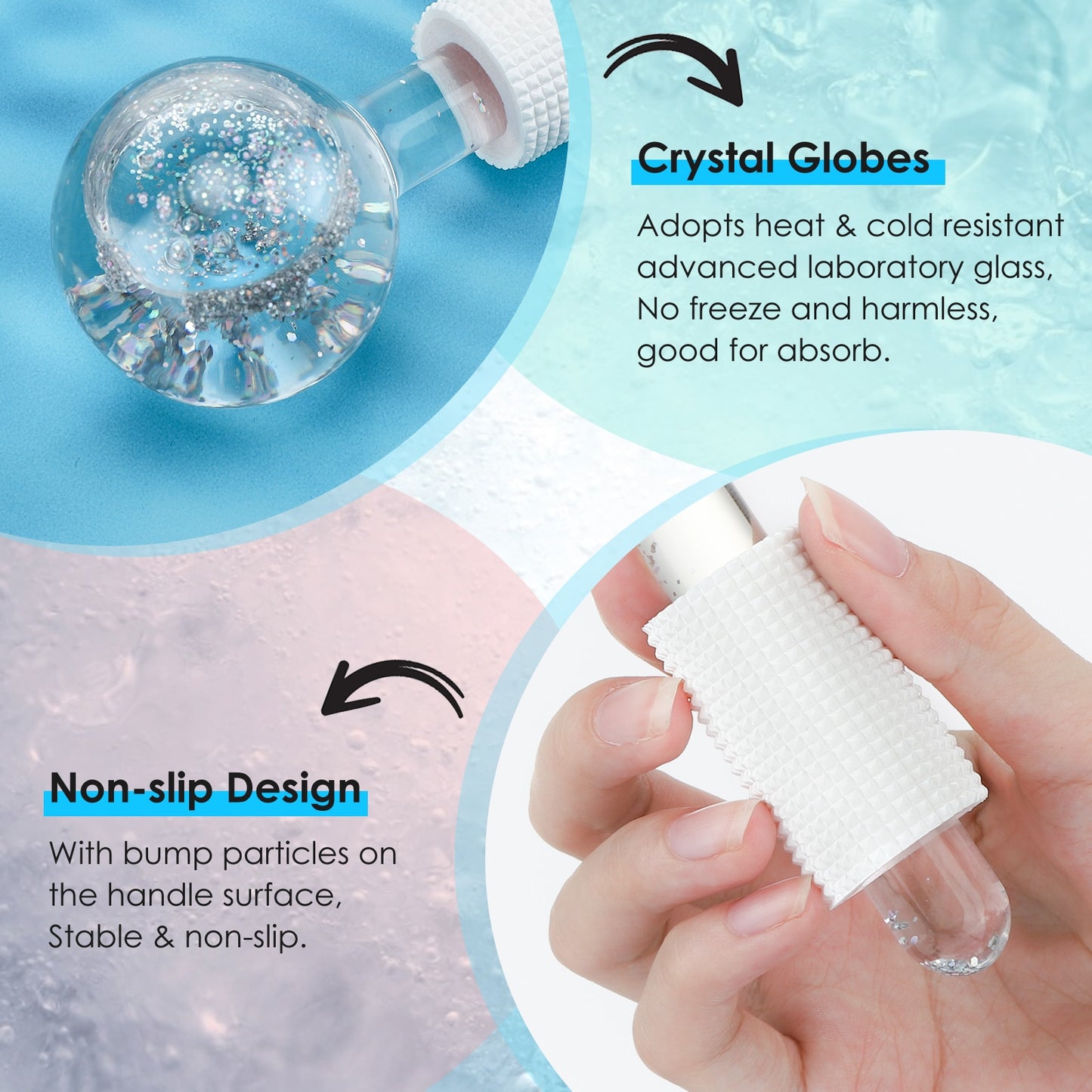 Ice Globes For Daily Beauty Routines Tighten Skin Reduce Puffiness Headaches Enhance Circulation