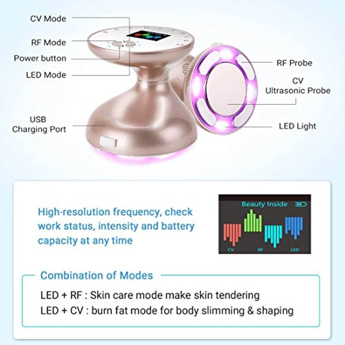RF Ultrasonic Cavitation Body Shaping Fat Burning Machine