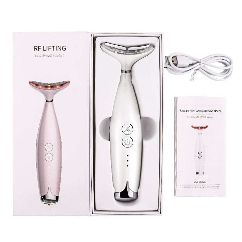 5 In 1 LED EMS Vibration Neck Lifting Tightening Anti Aging Neck Wrinkle Remove Massager