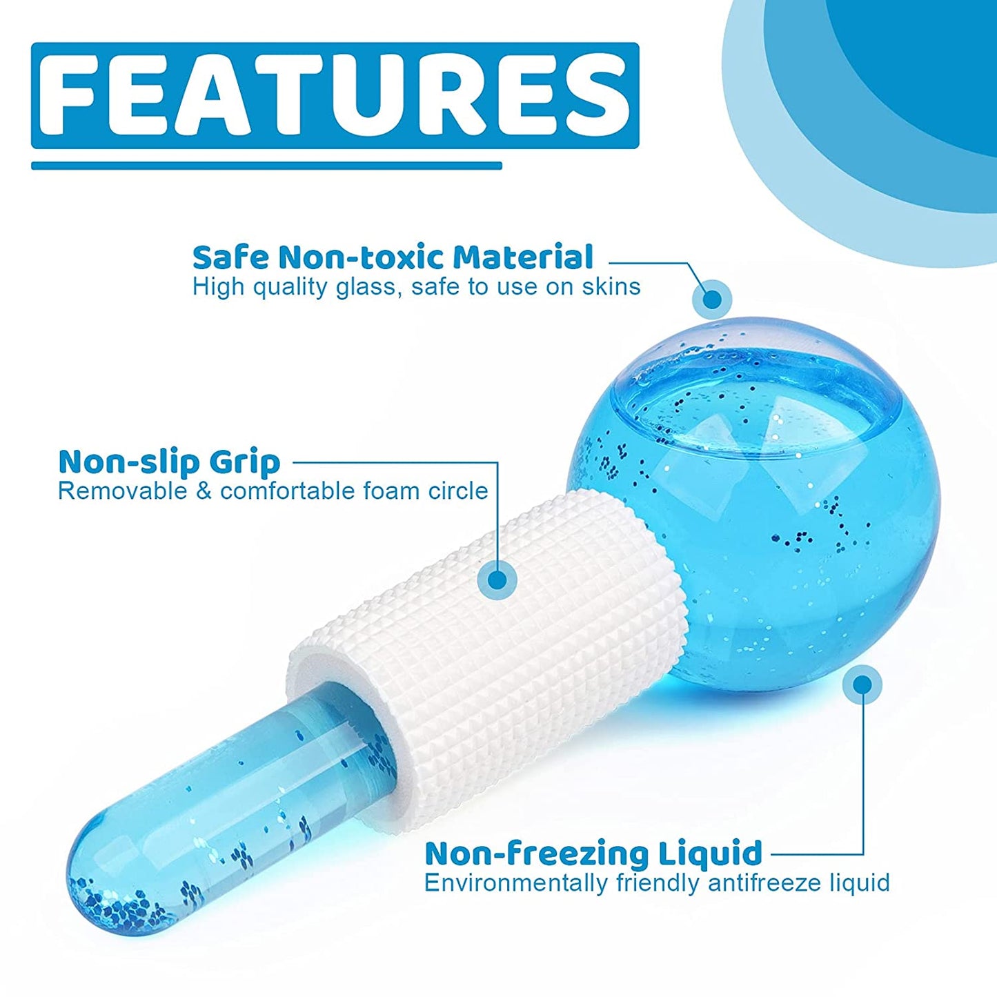 Ice Globes For Daily Beauty Routines Tighten Skin Reduce Puffiness Headaches Enhance Circulation