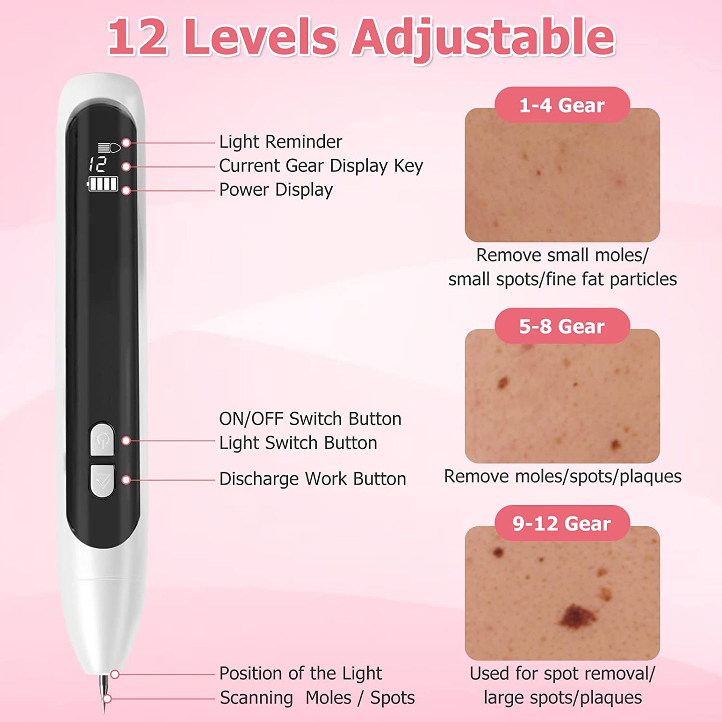Mole Removal Sweep Spot Pen Plasma Pen Removal Skin Tag Tattoo Mole