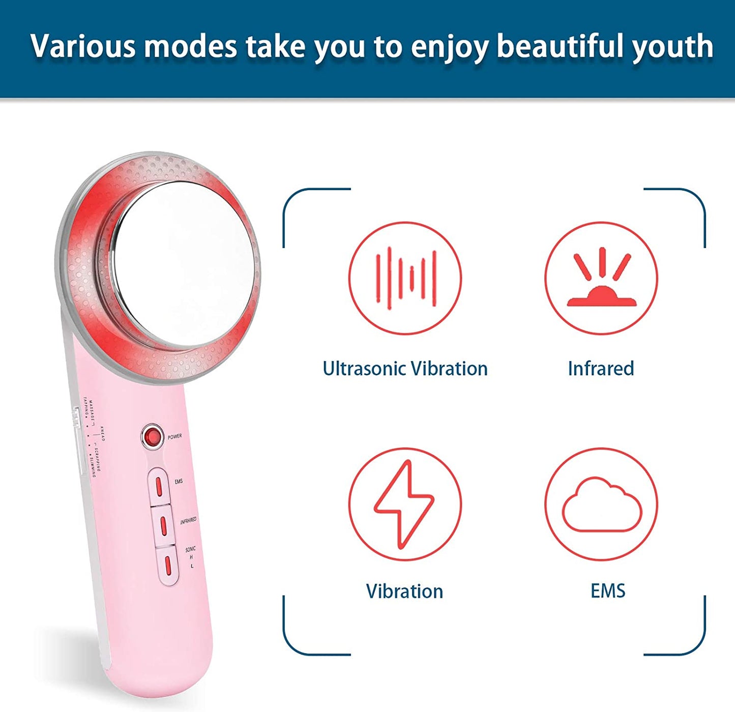 Ultrasonic Fat Burner Cellulite Massage Machine for Body Slimming