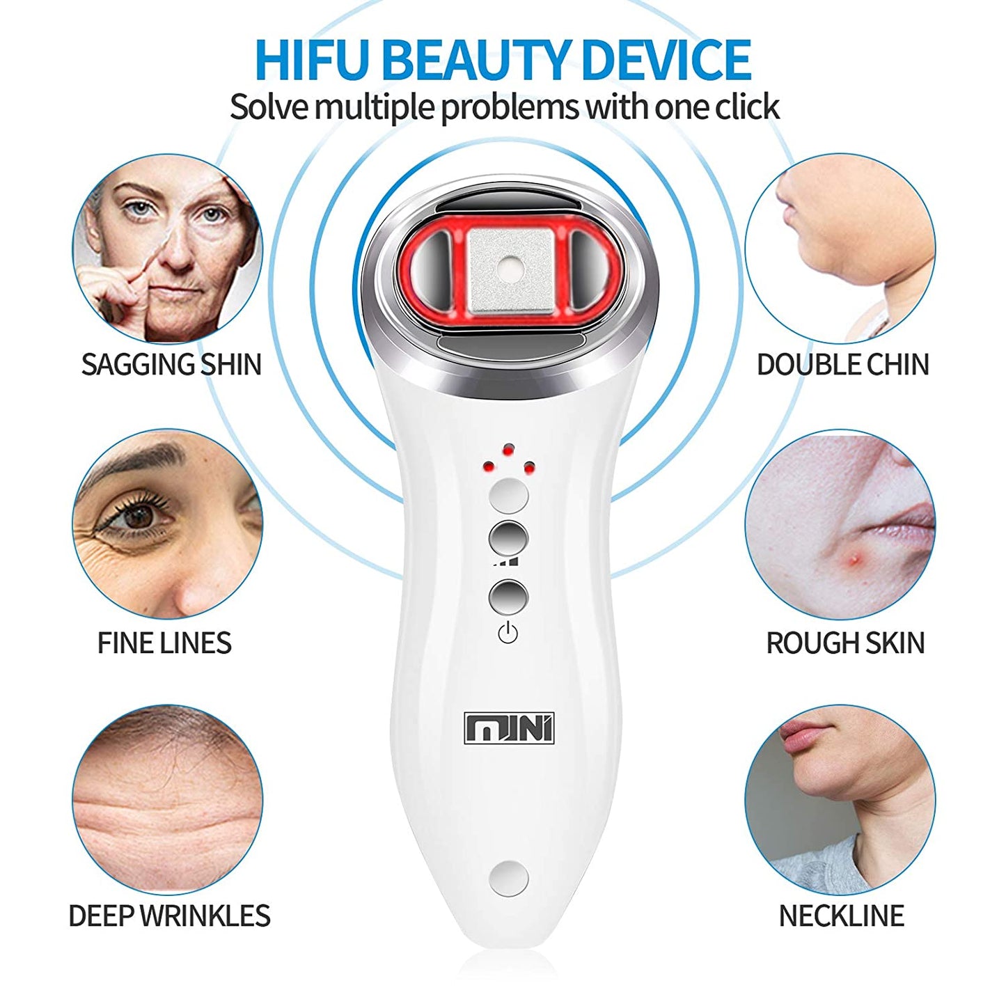 HIFU Facial Lifting Machine for Body and Face Skin Tightening Anti Aging Anti Wrinkles