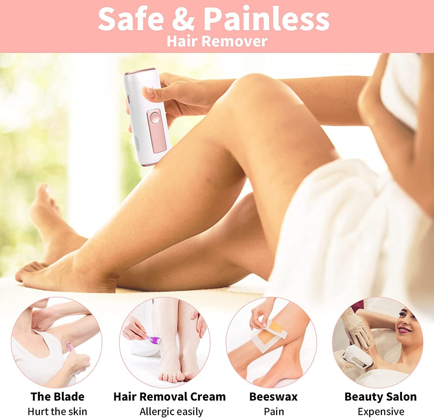 IPL Hair Removal Handset