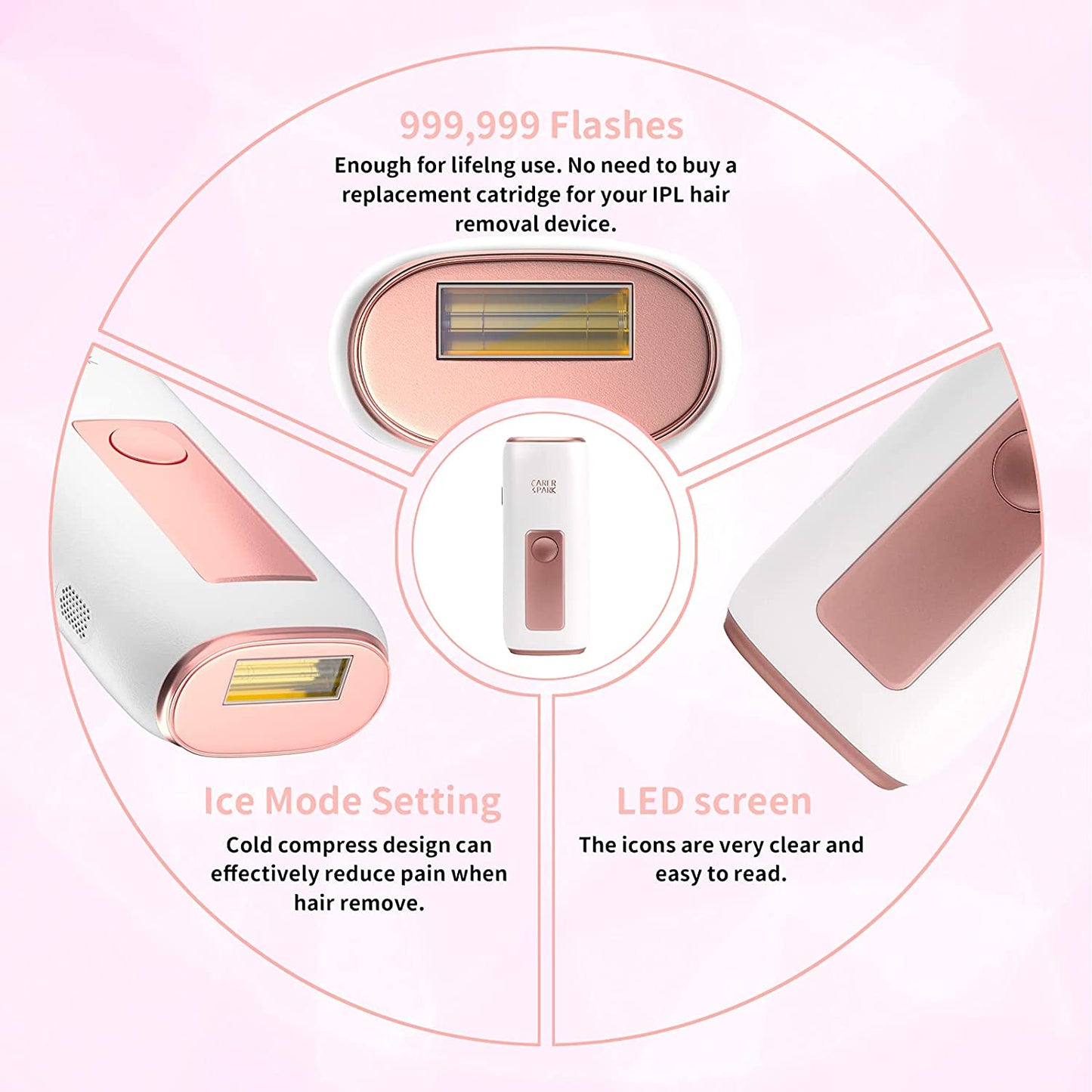 IPL Hair Removal Handset