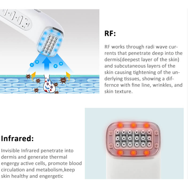 Radio Frequency Infrared Dot Matrix Lifting Facial Lifting Machine Anti Aging