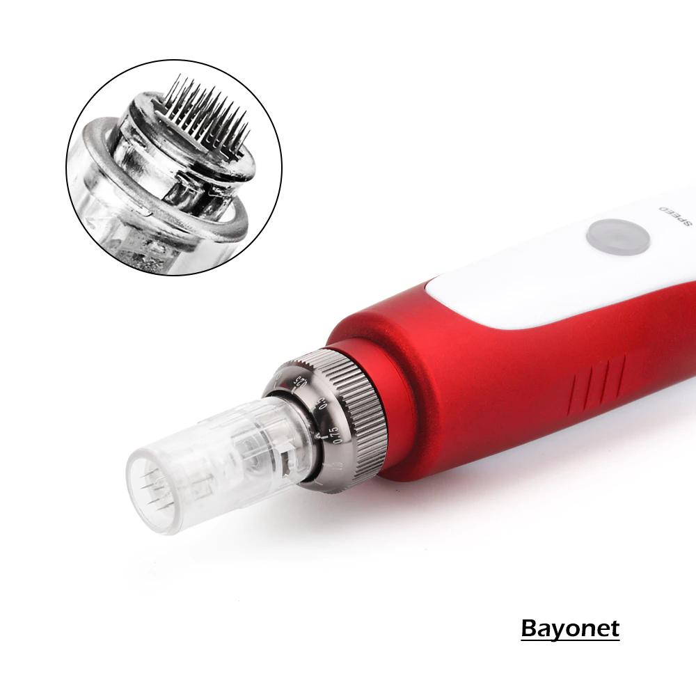 Derma Pen Microneedling Pen Bayonet Needle Wrinkle Removal Rechargeable