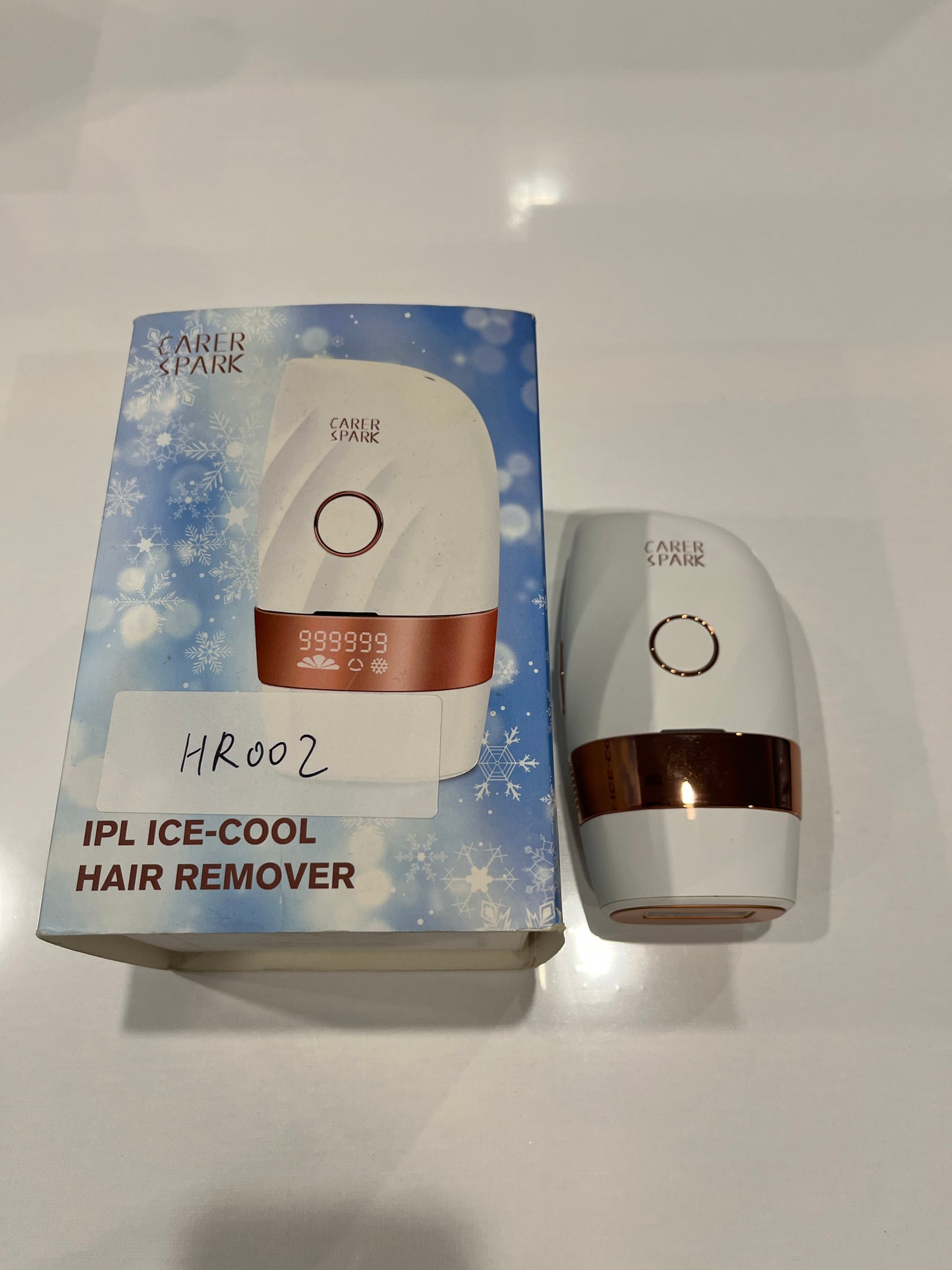 CARER SPARK IPL Hair Removal Device for Home Use Effective Laser Technology for Cosmetic Treatment of Face and Skin for Women and Men