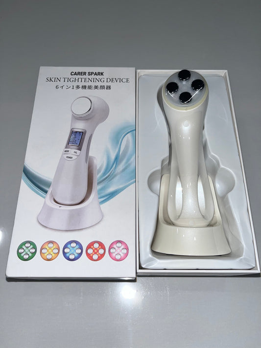 CARER SPARK Skin Tightening Facial Machine for Skin Rejuvenation Electronic Aesthetic Device Utilizing LED Light Therapy with Infrared