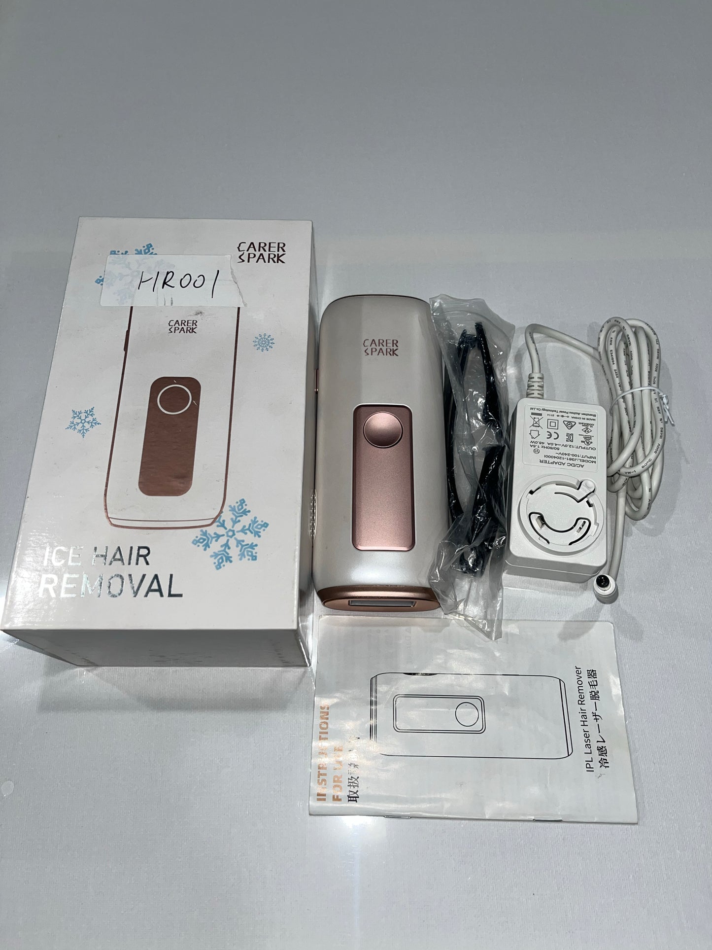 CARER SPARK IPL Hair Removal Handset Laser for Effective Cosmetic Treatment of the Skin