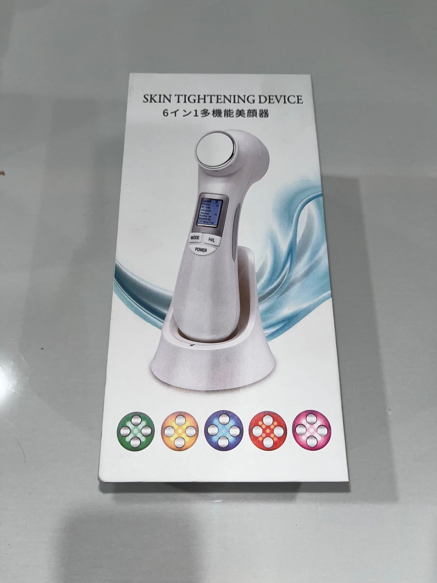 CARER SPARK Skin Tightening Facial Machine for Skin Rejuvenation Electronic Aesthetic Device Utilizing LED Light Therapy with Infrared