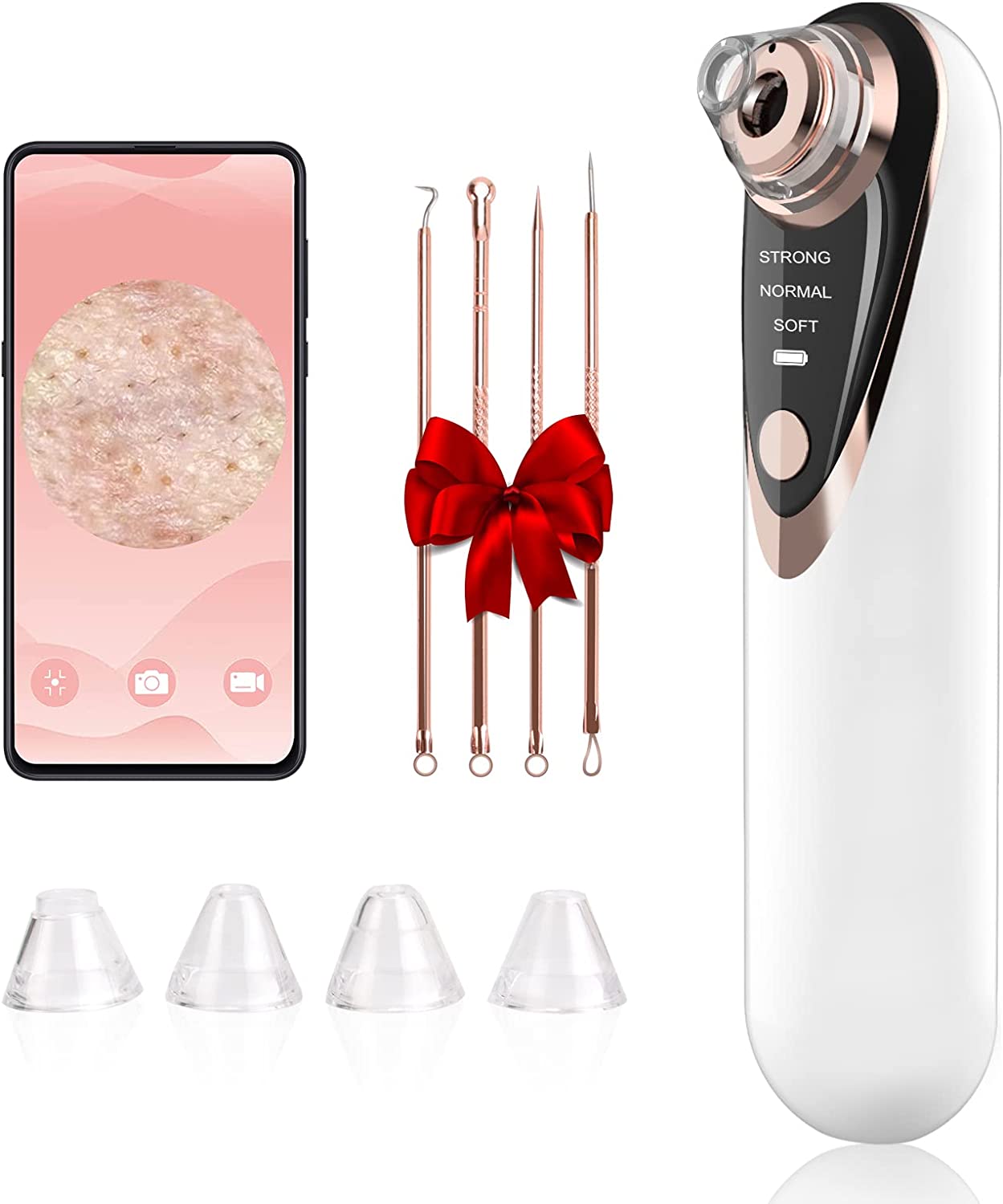 Blackhead Remover Pore Vacuum with Camera Visual Pore Vacuum Cleaner