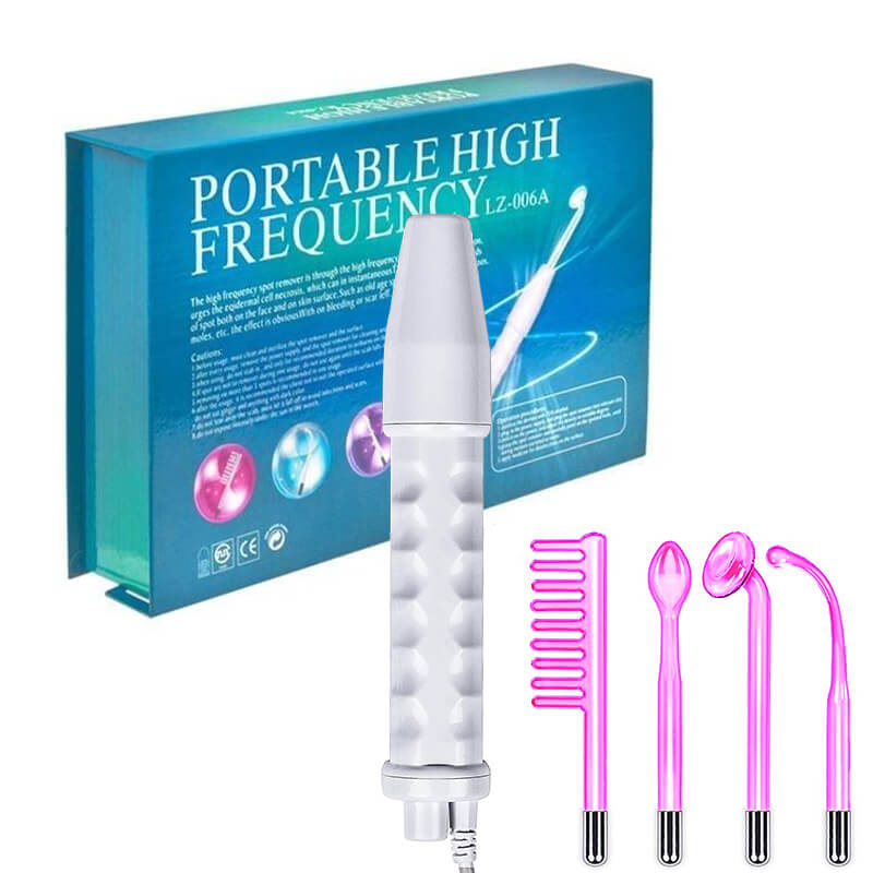 High Frequency Wand Neon & Argon Skin Therapy Machine Beauty Defect Repair Acne Treatment