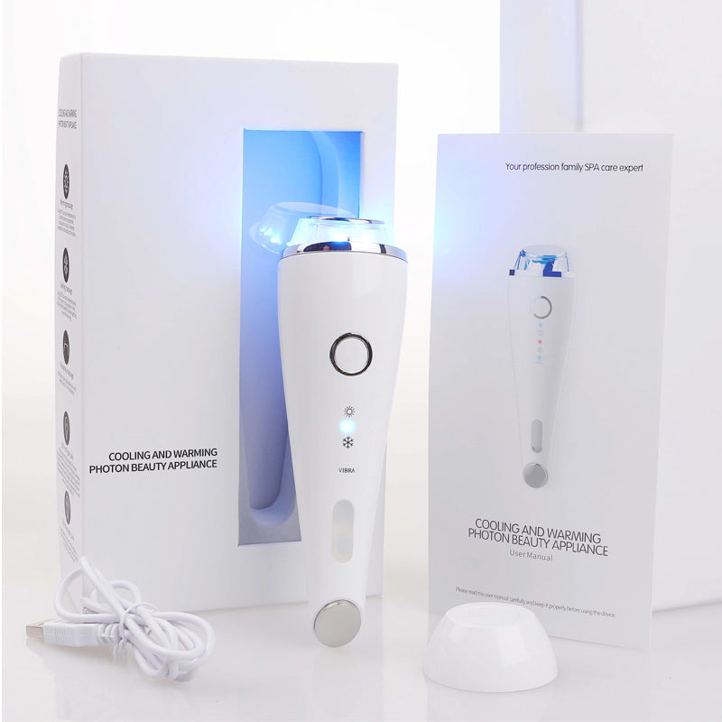 Heating and Cooling Photon Beauty Device for Wrinkle Remover